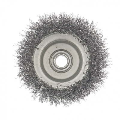 Щетка для УШМ, 100 мм, М14, "чашка", витая проволока Сибртех по ценам производителя в Санкт-Петербурге с доставкой по всей России