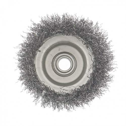 Щетка для УШМ, 100 мм, М14, "чашка", витая проволока Сибртех по ценам производителя в Санкт-Петербурге с доставкой по всей России