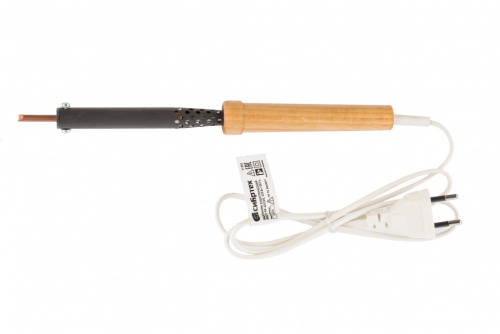 Паяльник электрический ЭПСН-03-40/220, деревянная ручка, Сибртех по ценам производителя в Санкт-Петербурге с доставкой по всей России