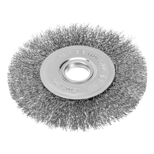 Щетка для УШМ, 125 мм, посадка 22.2 мм, плоская, витая проволока Сибртех по ценам производителя в Санкт-Петербурге с доставкой по всей России