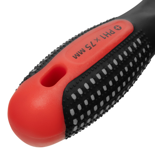 Отвертка Fusion, PH1 х 75 мм, CrV, трехкомпонентная рукоятка "Anti slip" Matrix по ценам производителя в Санкт-Петербурге с доставкой по всей России