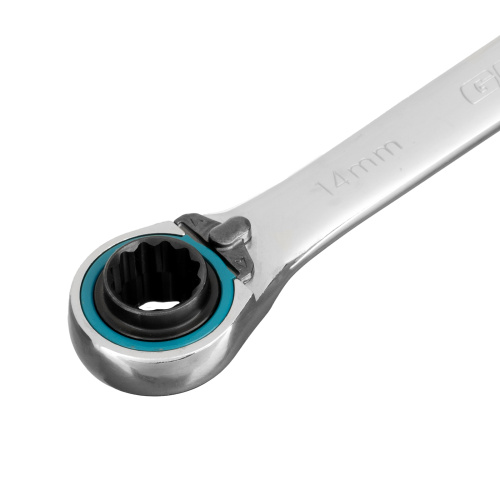 Набор ключей накидных с трещоткой, 8-19 мм, 2 шт, многоразмерные, реверсивные, CrV Gross купить в Москве с доставкой по всей России | ProtosMarket.ru