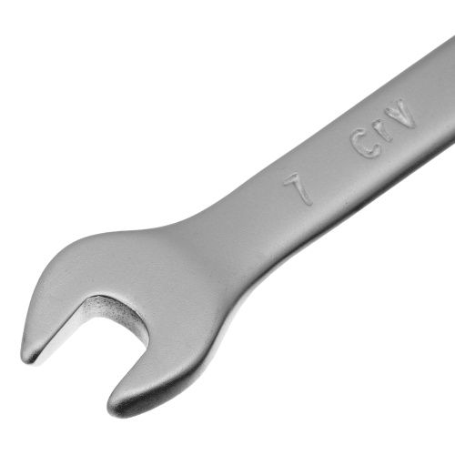 Ключ комбинированный, 7 мм, CrV, матовый хром Matrix по ценам производителя в Санкт-Петербурге с доставкой по всей России