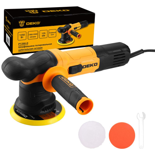 Шлифмашина полировальная орбитальная сетевая DEKO P1250-D, 125мм, 1250 Вт купить в Москве с доставкой по всей России | ProtosMarket.ru