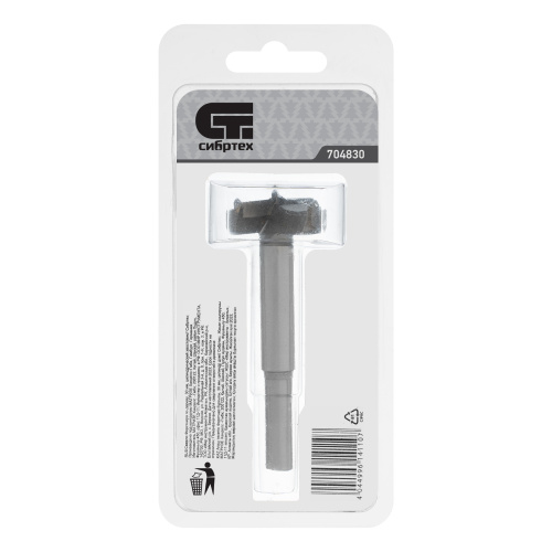 Сверло Форстнера по дереву, 30 мм, цилиндрический хвостовик Сибртех купить в Москве с доставкой по всей России | ProtosMarket.ru