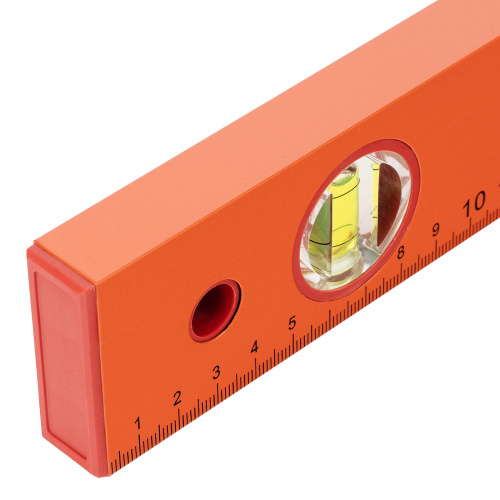 Уровень алюминиевый, 600 мм, 3 глазка, желтый, линейка Sparta по ценам производителя в Санкт-Петербурге с доставкой по всей России