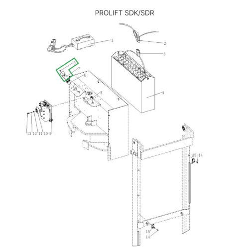 Аварийный выключатель для штабелеров SDR/SDK и SPN, для тележек SK20 по ценам производителя в Санкт-Петербурге с доставкой по всей России