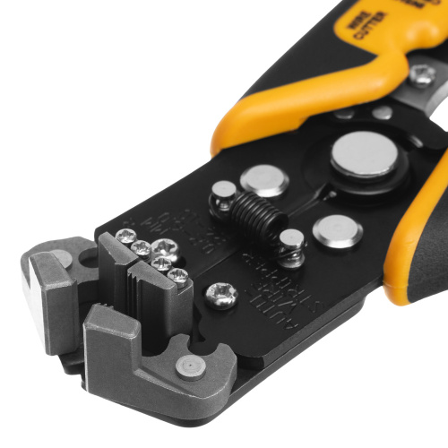 Щипцы для зачистки электропроводов 0,2-6 мм², функция обрезания проводов Denzel купить в Москве с доставкой по всей России | ProtosMarket.ru