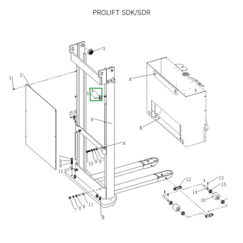 Датчик каретки вил для штабелеров SDR/SDK с FFL по ценам производителя в Санкт-Петербурге с доставкой по всей России