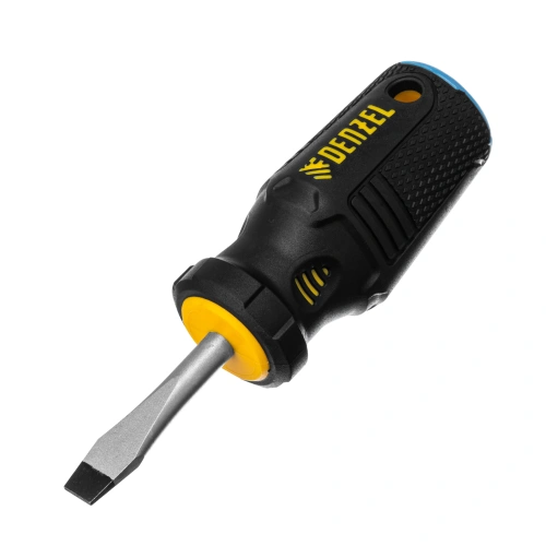 Отвертка, SL6x38 мм, S2, 3к рукоятка Denzel по ценам производителя в Санкт-Петербурге с доставкой по всей России
