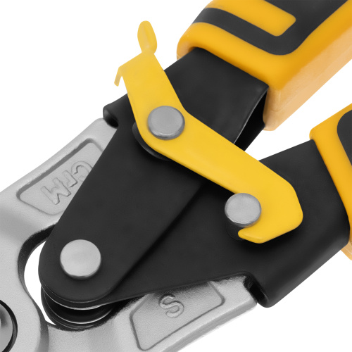 Ножницы по металлу, 270 мм, прямой рез, сталь-CrMo, трехкомпонентные рукоятки Denzel купить в Москве с доставкой по всей России | ProtosMarket.ru