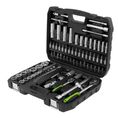 Набор инструмента, 1/2", 1/4", пластиковый кейс,94 предмета Сибртех купить в Москве с доставкой по всей России | ProtosMarket.ru