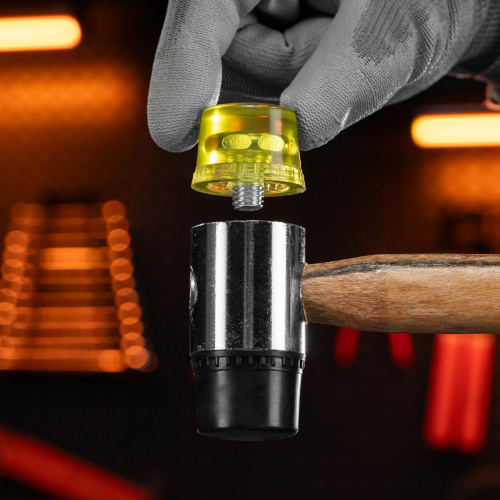 Молоток рихтовочный, бойки 35 мм, комбинированная головка, деревянная ручка Sparta по ценам производителя в Санкт-Петербурге с доставкой по всей России