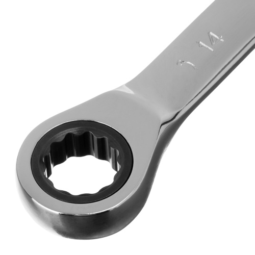 Ключ накидной трещоточный, 14 х 15 мм, CrV, зеркальный хром Matrix Professional купить в Москве с доставкой по всей России | ProtosMarket.ru