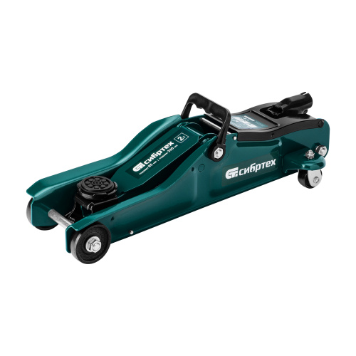 Домкрат гидравлический подкатной, 2 т, 85-330 мм, низкий подхват, в пласт. кейсе Сибртех по ценам производителя в Санкт-Петербурге с доставкой по всей России