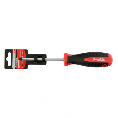 Отвертка Profi, SL6.5 х 100 мм, S2, двухкомпонентная рукоятка Matrix по ценам производителя в Санкт-Петербурге с доставкой по всей России