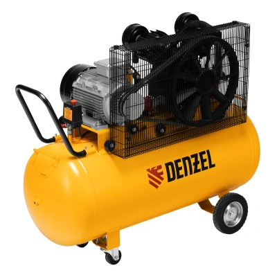Компрессор воздушный рем. привод BCV 5500-T/200, 5,5 кВт, 200 литров, 850 л/мин Denzel по ценам производителя в Санкт-Петербурге с доставкой по всей России