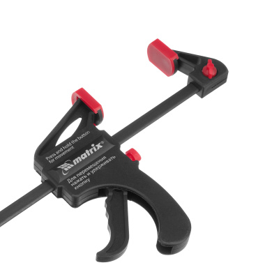 Струбцина универсальная F-образная, 200 х 315 х 45 мм, пластмассовый корпус Matrix купить в Москве с доставкой по всей России | ProtosMarket.ru