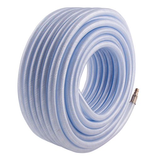 Шланг пневматический ПВХ, 10 x 16 мм, 18 бар, армированный, прозрачный, быстросъемное соединение, 30 м Stels купить в Москве с доставкой по всей России | ProtosMarket.ru