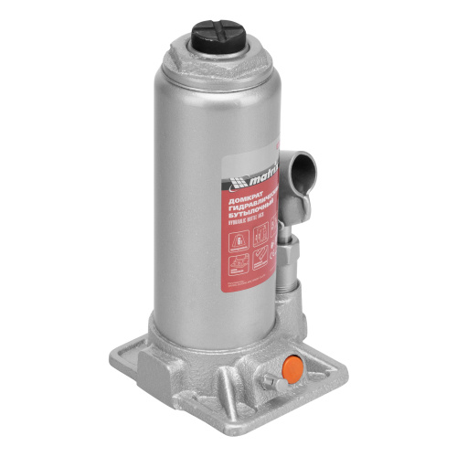 Домкрат гидравлический бутылочный, 6 т, h подъема 216-413 мм, в пластиковом кейсе Matrix по ценам производителя в Санкт-Петербурге с доставкой по всей России