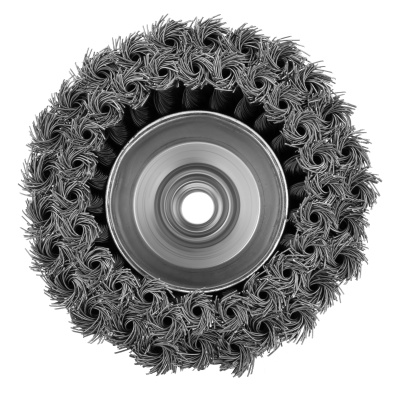 Щетка для УШМ, 125 мм, М14, "чашка", двухрядная, крученая проволока 0.5 мм Matrix по ценам производителя в Санкт-Петербурге с доставкой по всей России