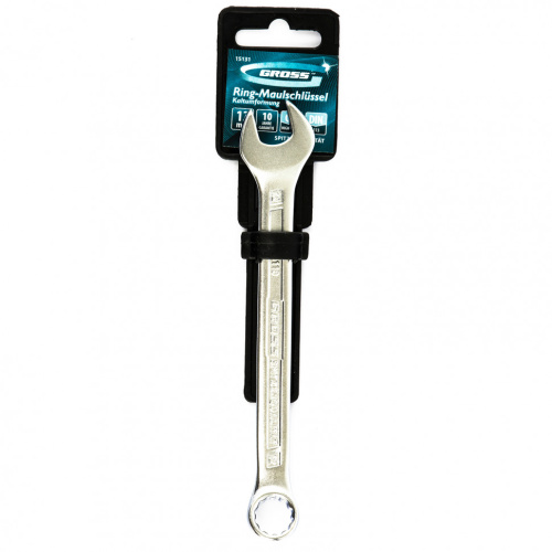 Ключ комбинированный 12 мм, CrV, холодный штамп Gross по ценам производителя в Санкт-Петербурге с доставкой по всей России