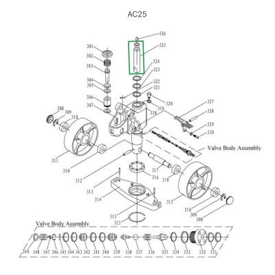 Шток гидроцилиндра для гидравлических тележек DF25 купить в Москве с доставкой по всей России | ProtosMarket.ru