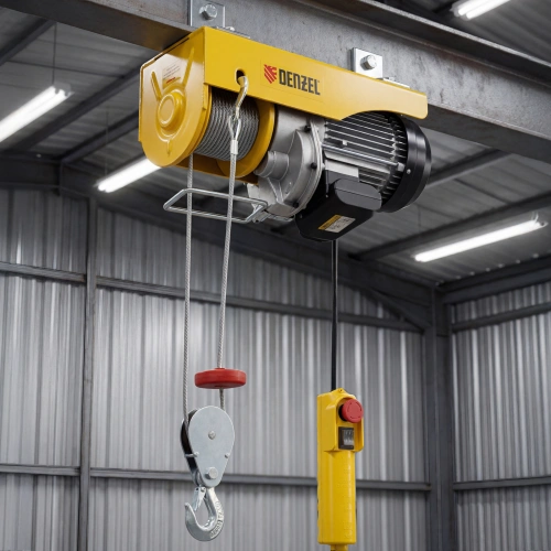 Тельфер электрический TF-1000,1 т, 1600 Вт, высота 12 м, 8 м/мин Denzel по ценам производителя в Санкт-Петербурге с доставкой по всей России