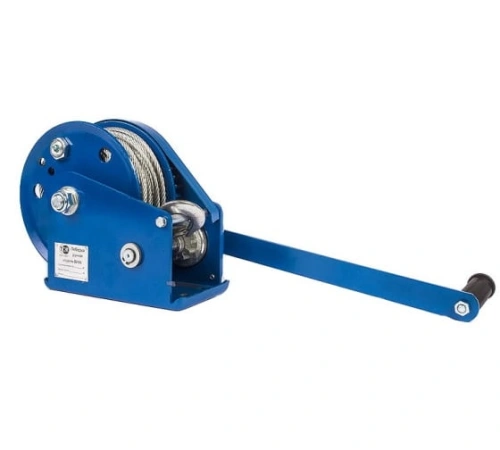 Лебедка ручная барабанная  с тросом  540кг  20м стальной корпус TOR BHW по ценам производителя в Санкт-Петербурге с доставкой по всей России