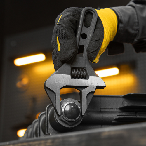 Ключ разводной 185 мм, CrV, кованый, укороченная рукоятка Denzel купить в Москве с доставкой по всей России | ProtosMarket.ru