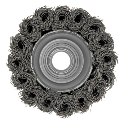 Щетка для УШМ, 65 мм, М14, "чашка", крученая проволока 0.35 мм Matrix по ценам производителя в Санкт-Петербурге с доставкой по всей России