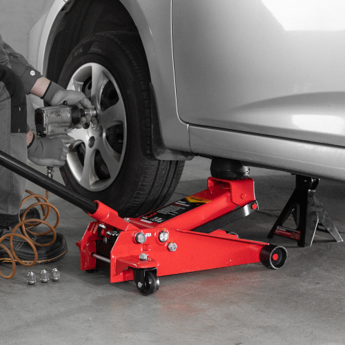 Домкрат гидравлический подкатной, 3 т, h подъема 130-465 мм Sparta по ценам производителя в Санкт-Петербурге с доставкой по всей России