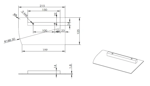 Лопасти для  TSS DMR600 (к-т из 4 лопастей) по ценам производителя в Санкт-Петербурге с доставкой по всей России