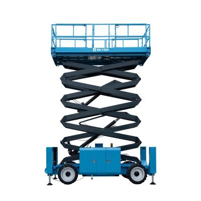 Подъемник самоходный дизельный ножничный с выдвижными платформами SKYER DPL1868 купить в Москве с доставкой по всей России | ProtosMarket.ru