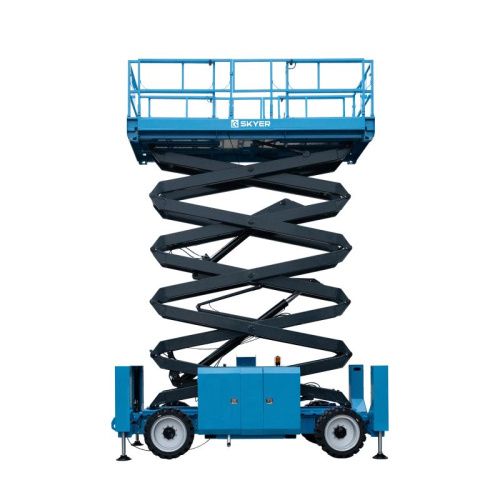 Подъемник самоходный дизельный ножничный с выдвижными платформами SKYER DPL1868 купить в Москве с доставкой по всей России | ProtosMarket.ru