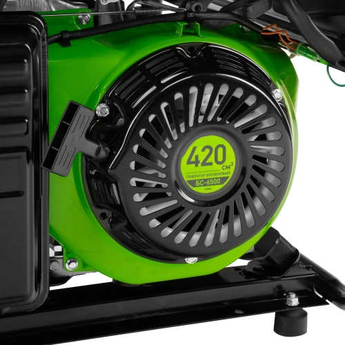 Генератор бензиновый БС-6500, 5.5 кВт, 230В, четырехтактный, 25 л, ручной стартер Сибртех по ценам производителя в Санкт-Петербурге с доставкой по всей России