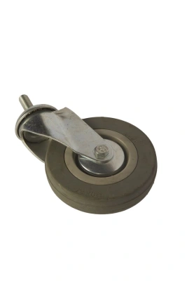 Колесо аппаратное поворотное SCtg 55 120 мм с болтом (серое) (F) купить в Москве с доставкой по всей России | ProtosMarket.ru