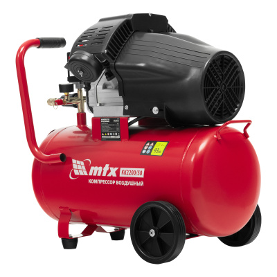 Компрессор воздушный КК-2200/50, 2,2 кВт, 350 л/мин, 50 л, прямой привод, масляный MTX купить в Москве с доставкой по всей России | ProtosMarket.ru