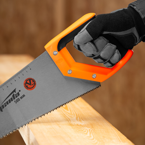 Ножовка по дереву, 500 мм, 7-8 TPI, зуб 2D, каленый зуб, двухкомпонентная рукоятка Sparta по ценам производителя в Санкт-Петербурге с доставкой по всей России