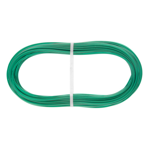 Трос металлополимерный зеленый ПР-2.5, толщина 2.5 мм, моток 20 метров Сибртех по ценам производителя в Санкт-Петербурге с доставкой по всей России