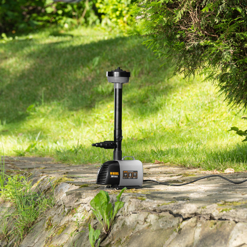 Насос фонтанный FNP110-34, 112 Вт, подъем 3,4 м, 3400 л/ч, колокольчик/каскад/гейзер Denzel по ценам производителя в Санкт-Петербурге с доставкой по всей России