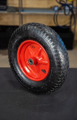 Колесо пневматическое резиновое 387 мм 4.00-8 (подшипник 16 мм) по ценам производителя в Санкт-Петербурге с доставкой по всей России