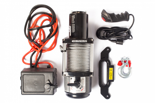 Лебедка (2720 кг/20 м) автомобильная TOR 12 V P6000 по ценам производителя в Санкт-Петербурге с доставкой по всей России