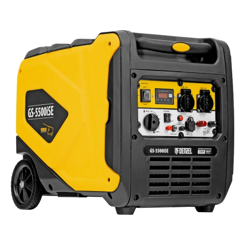 Генератор инверторный GS-5500iSE, 5,5 кВт, 230 В, закрытый корпус,электростартер Denzel по ценам производителя в Санкт-Петербурге с доставкой по всей России