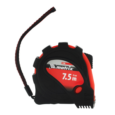 Рулетка Status Magnet 3 fixations,7,5 м х 25 мм,обрезиненный корпус,зацеп с магнитом Matrix по ценам производителя в Санкт-Петербурге с доставкой по всей России