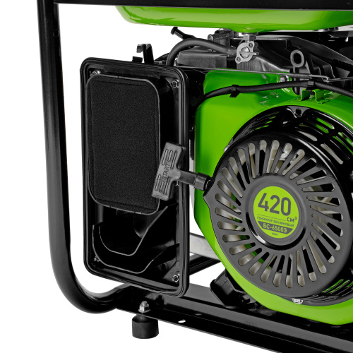 Генератор бензиновый БС-6500Э, 5.5 кВт, 230В, четырехтактный, 25 л, электростартер Сибртех по ценам производителя в Санкт-Петербурге с доставкой по всей России