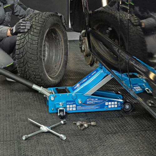 Домкрат гидравлический подкатной, быстрый подъем, 3 т, Quick, 130-465 мм, профессиональный Stels по ценам производителя в Санкт-Петербурге с доставкой по всей России