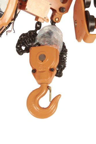 Таль передвижная с уменьшенной строительной высотой  5т  6м 380В электрическая цепная TOR HHBDSL-02 по ценам производителя в Санкт-Петербурге с доставкой по всей России