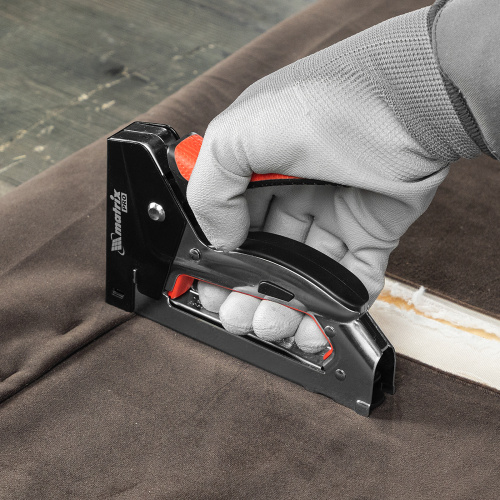 Степлер мебельный, стальной, быстрая загрузка, тип скобы 53, 6-10 мм, PRO Matrix купить в Москве с доставкой по всей России | ProtosMarket.ru