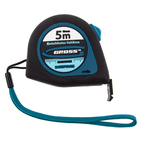 Рулетка "Ergonomisch",5 м x 19 мм,магнитный обрезиненный зацеп Gross по ценам производителя в Санкт-Петербурге с доставкой по всей России